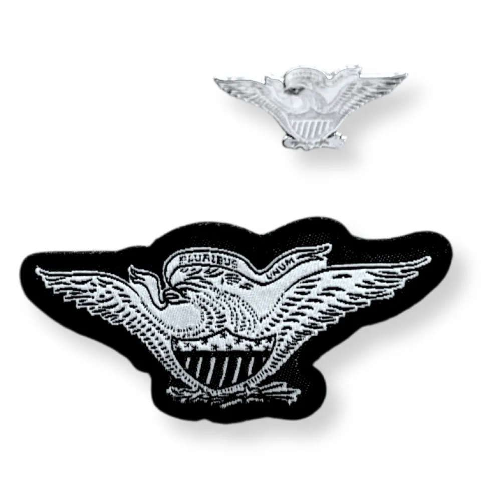 American Eagle Patch and Lapel Pin