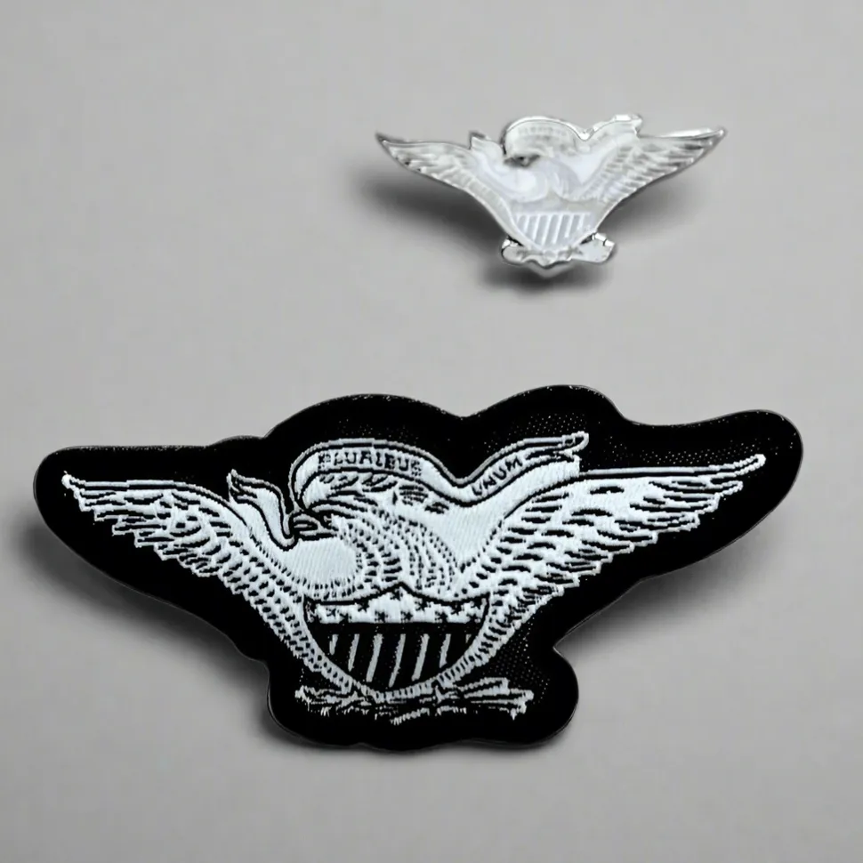 American Eagle Patch and Lapel Pin