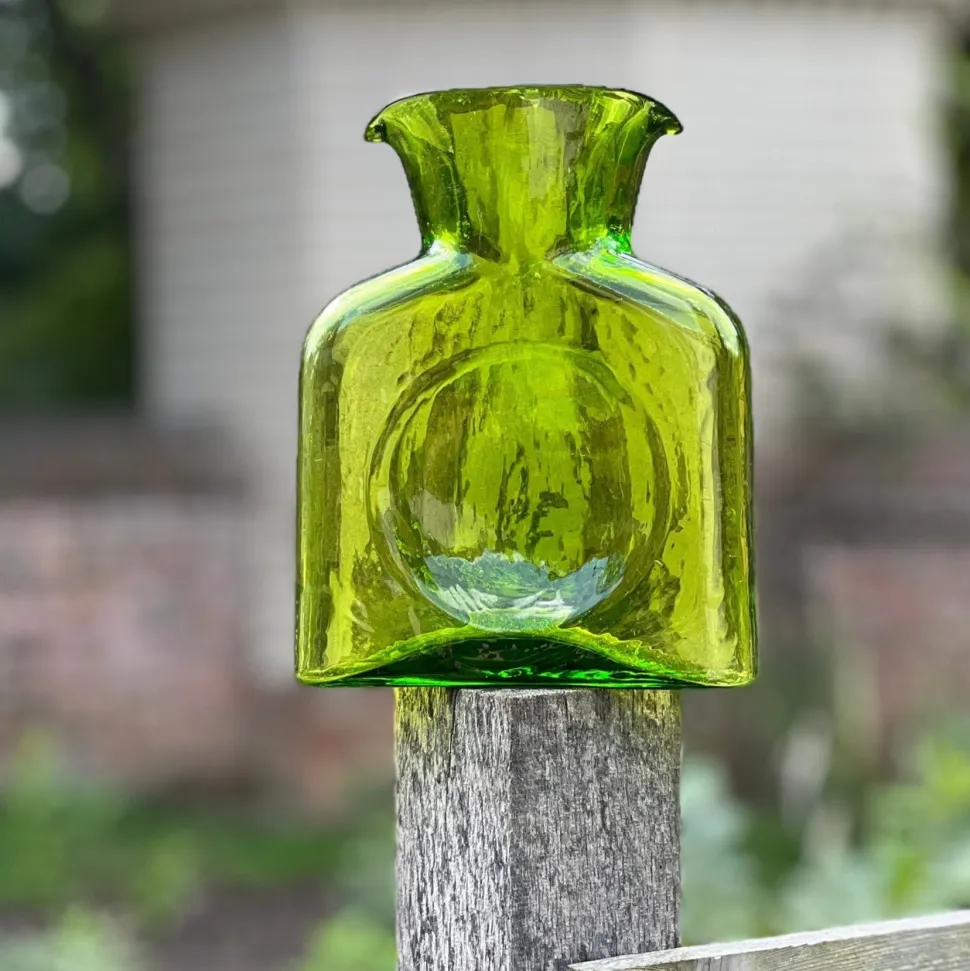 Blenko Water Bottle - Olive Water Bottle - Large or Mini
