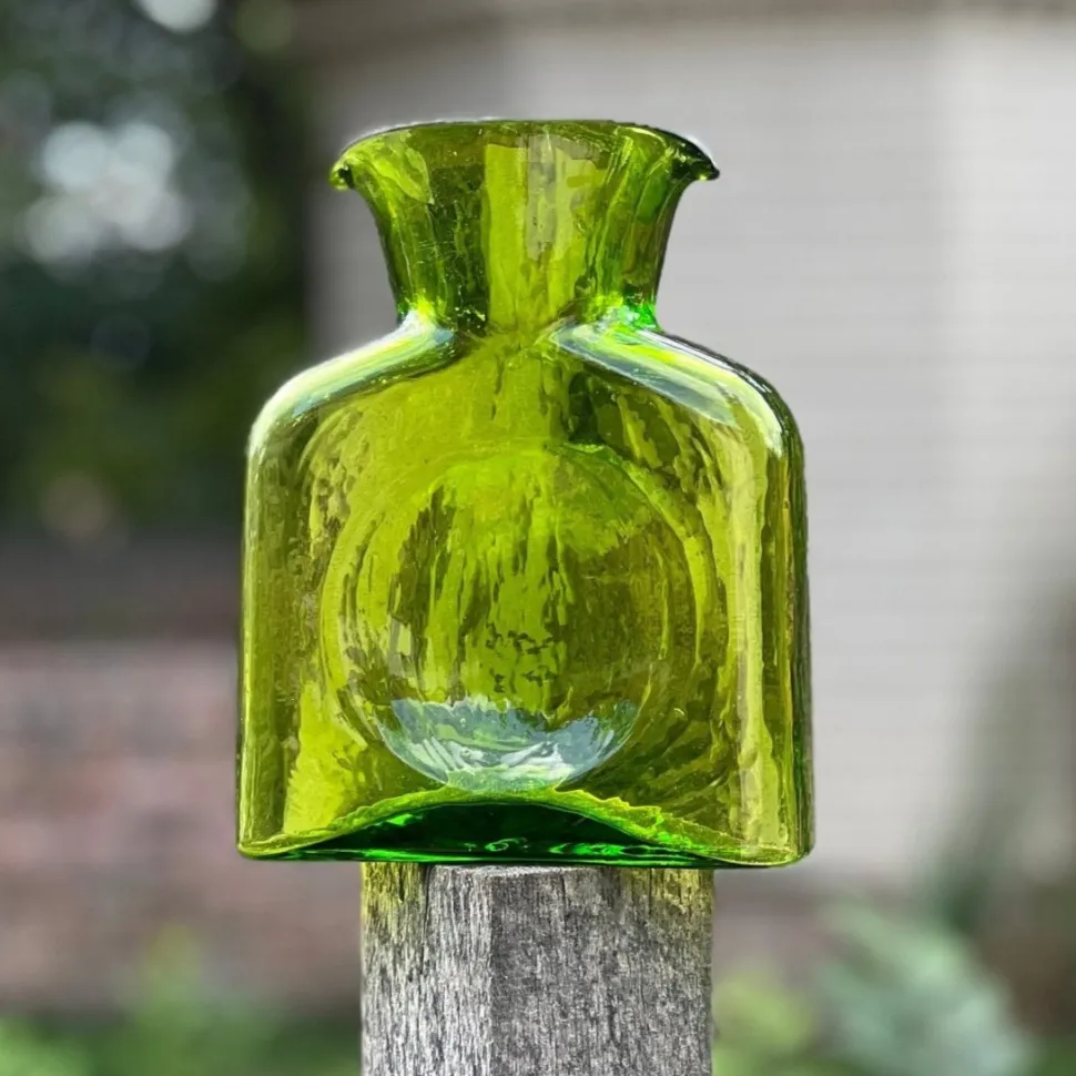 Blenko Water Bottle - Olive Water Bottle - Large or Mini