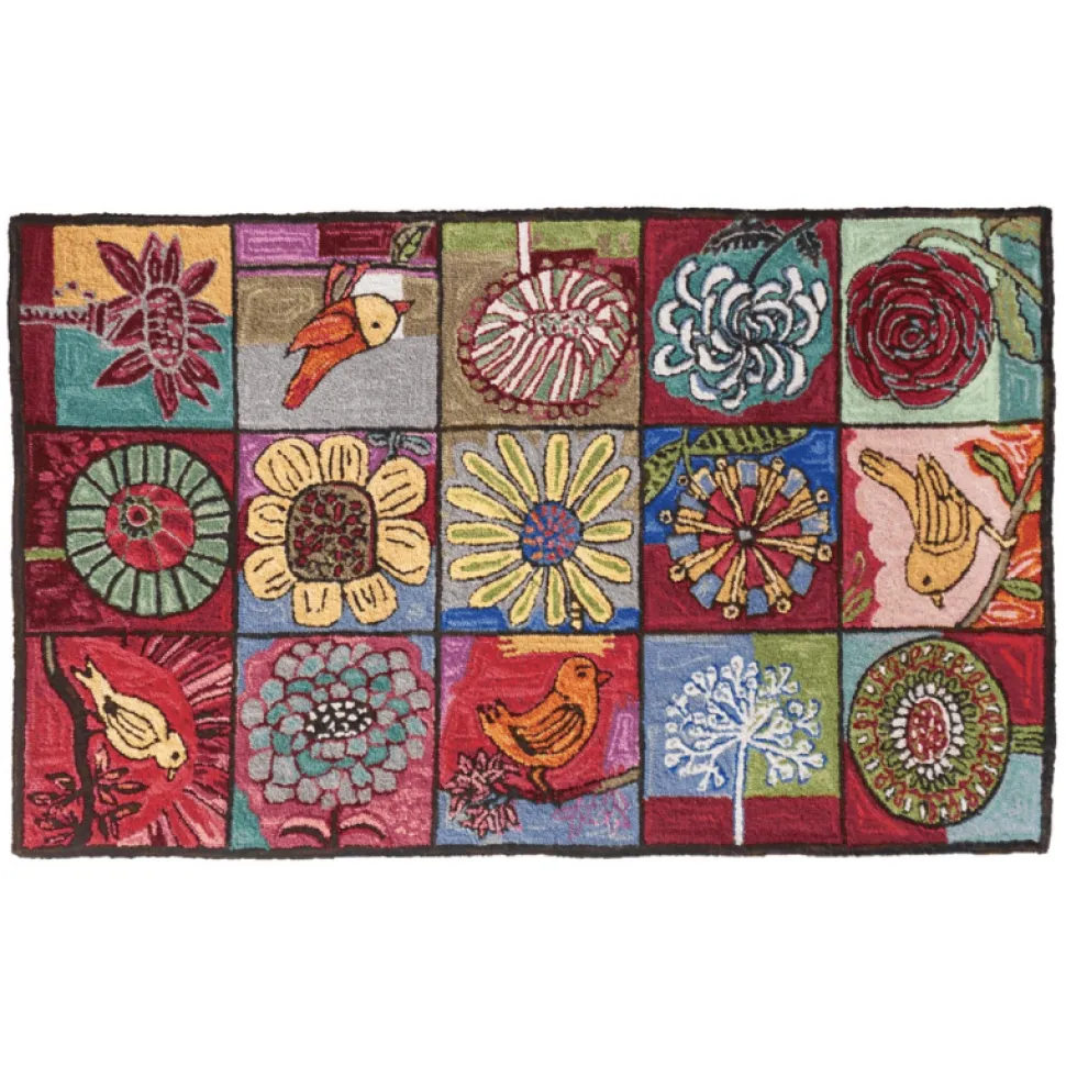 Bloomer Birds Rugs - By Michaelian Home