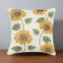 Blooming Sunflower Pillow