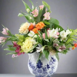 Blue and White 9