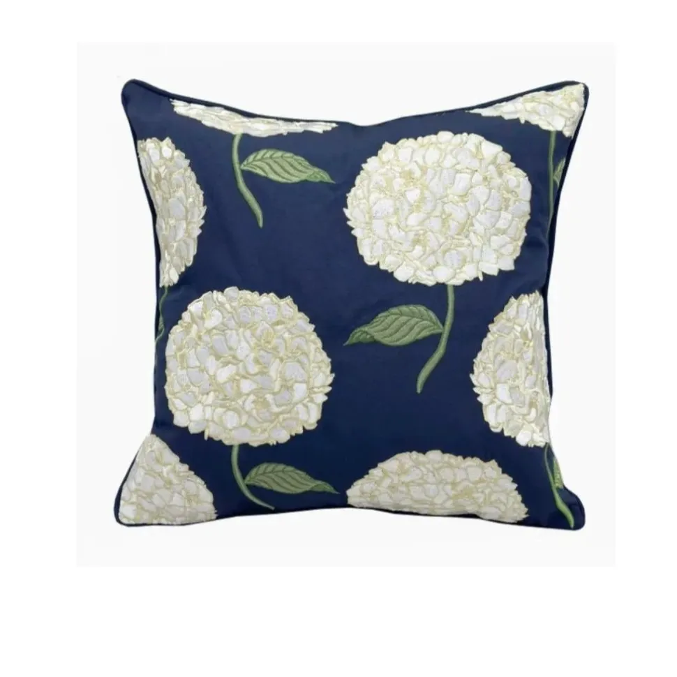 Blue Hydrangea Indoor/Outdoor Pillow