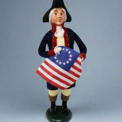 Byers' Choice George Washington with Flag Caroler