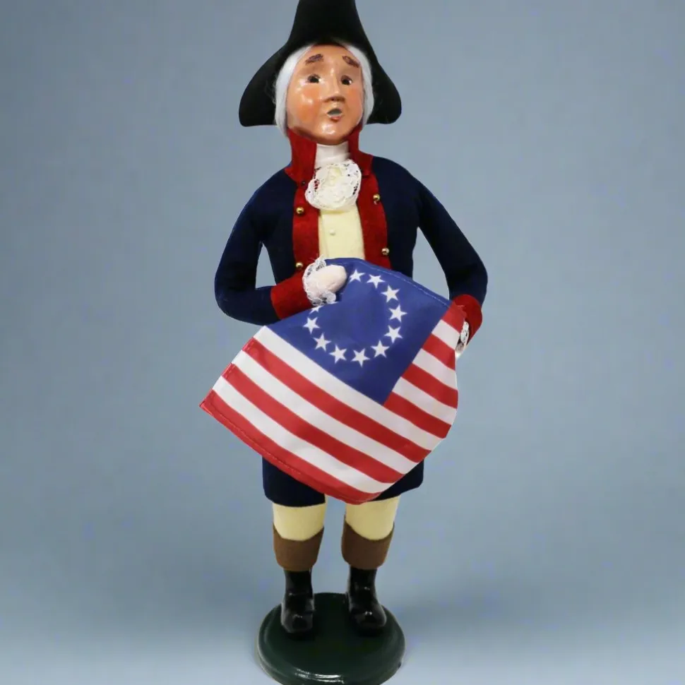 Byers' Choice George Washington with Flag Caroler
