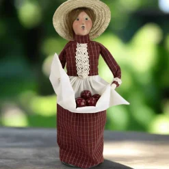 Byers' Choice Woman With Apples