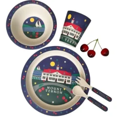Children's Dish Set - Bamboo Dish Set