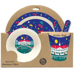 Children's Dish Set - Bamboo Dish Set