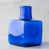 Cobalt Block Bud Vase