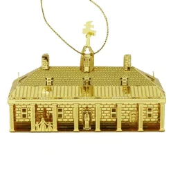3D Brass Mount Vernon Mansion Ornament