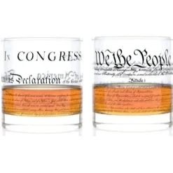 Declaration of Independence Glassware