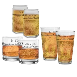 Declaration of Independence Glassware