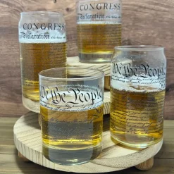 Declaration of Independence Tall Glassware