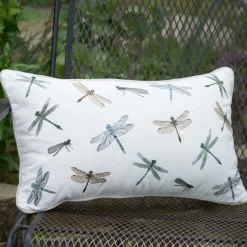 Dragonfly Indoor Outdoor Lumbar Pillow