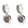 Front Parlor Garnet Sterling Silver Earrings