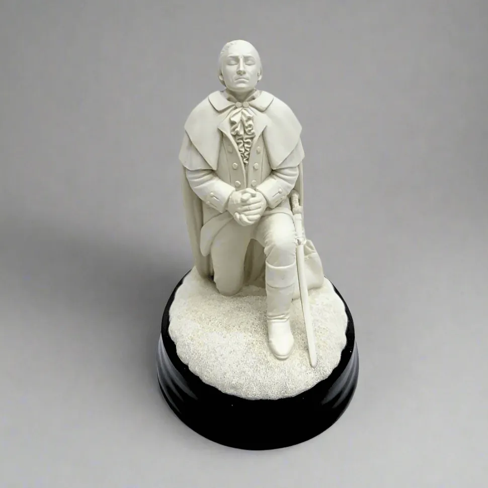 General George Washington Prayer Sculpture