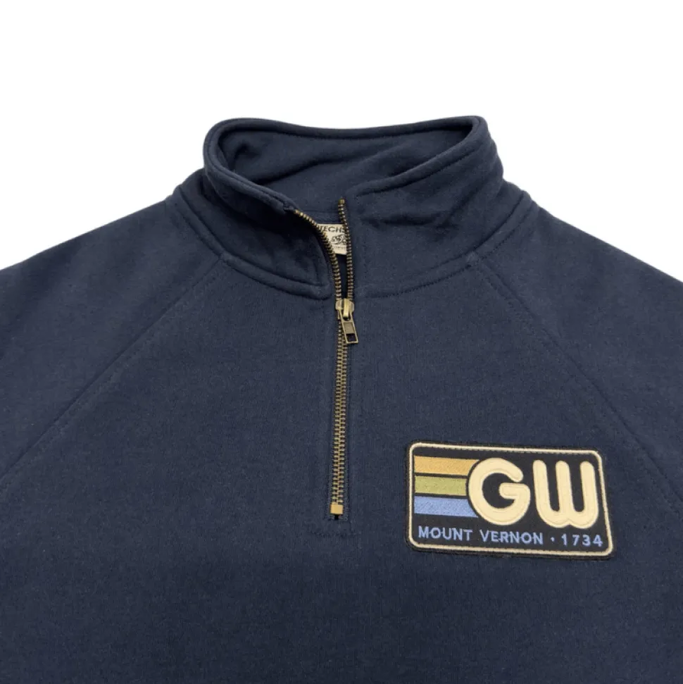 George Washington 1734 Quarter-Zip Pullover