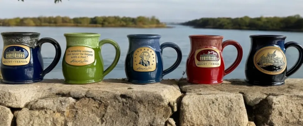 George Washington Signature Mug - Tall Belly Mug - Made In USA