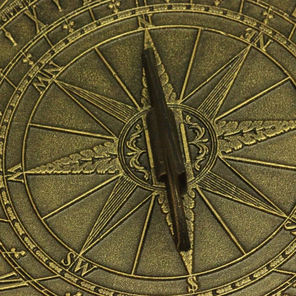 George Washington Sundial with Aged Bronze Finish