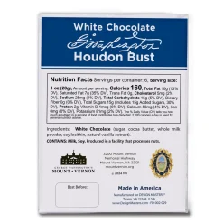 George Washington White Chocolate Bust