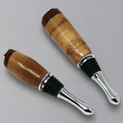 Historic Raw-Edged Wood Bottle Stopper - Wine Stopper