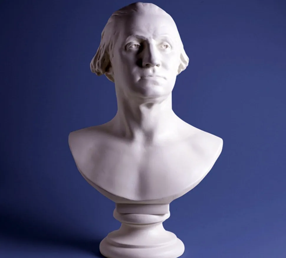 Houdon Bust of George Washington, 24"