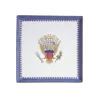 Indigo Wave Eagle Square Plate