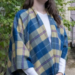 Lambswool Tartan Cape