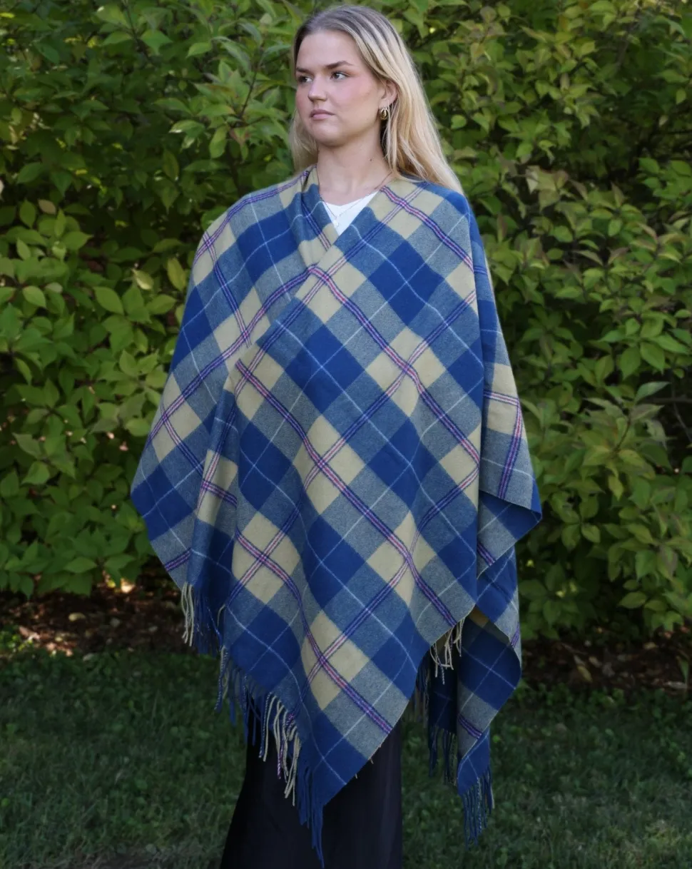 Lambswool Tartan Cape