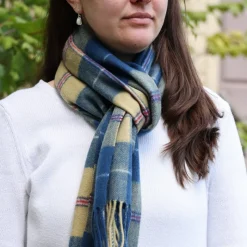 Lambswool Tartan Scarf - Mount Vernon