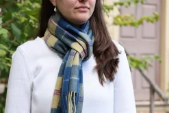 Lambswool Tartan Scarf - Mount Vernon