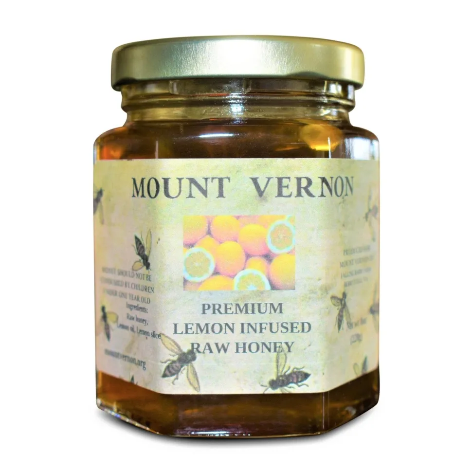 Lemon Infused Raw Honey