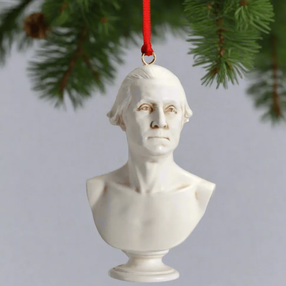 Mini George Washington Bust Ornament