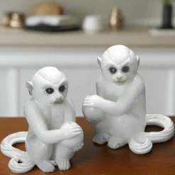 Monkey Bookends Mottahedeh