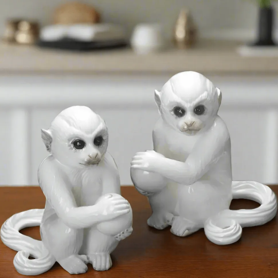 Monkey Bookends Mottahedeh