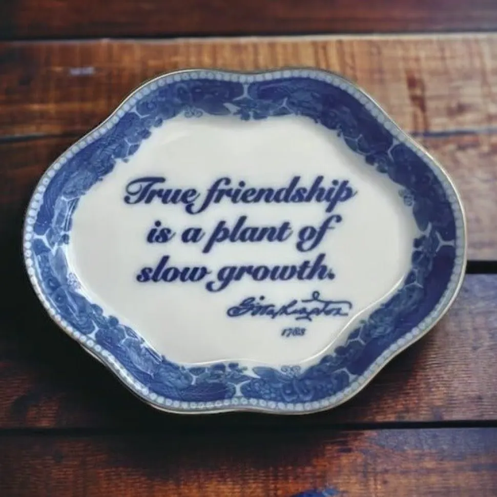 Mottahedeh Friendship Decorative Dish