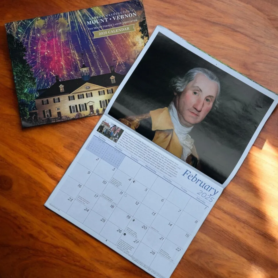 2025 Mount Vernon Calendar