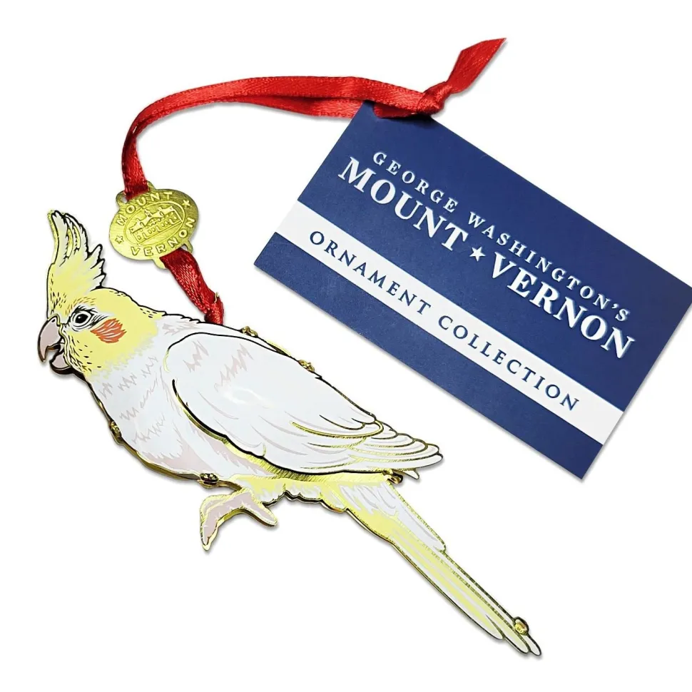Mount Vernon Cockatiel 3D Ornament