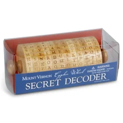 Mount Vernon Cypher Wheel Secret Decoder