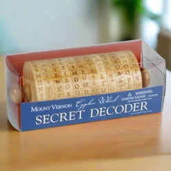 Mount Vernon Cypher Wheel Secret Decoder