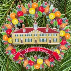 Mount Vernon Fruit Wreath Ornament