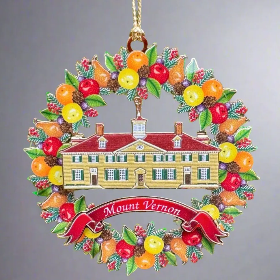 Mount Vernon Fruit Wreath Ornament