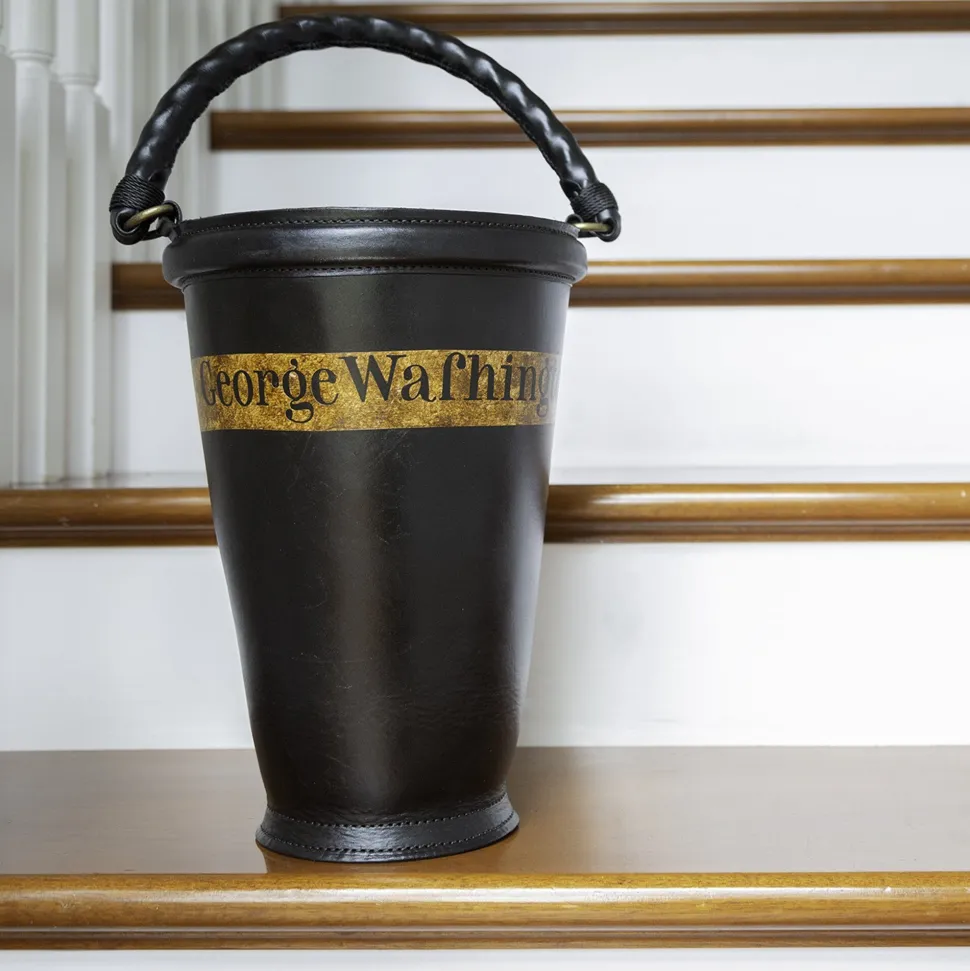Mount Vernon Leather Fire Bucket