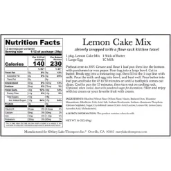 Mount Vernon Lemon Cake Mix