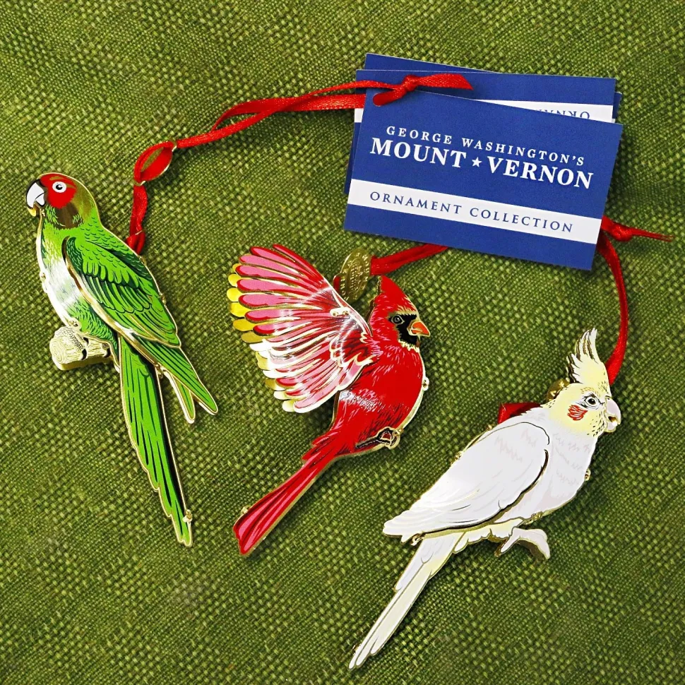 Mount Vernon Parrot 3D Ornament