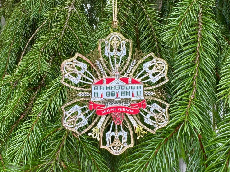 Mount Vernon Snowflake Ornament