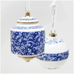 MV Ornament Collection - Porcelain Blue Room Cylinder