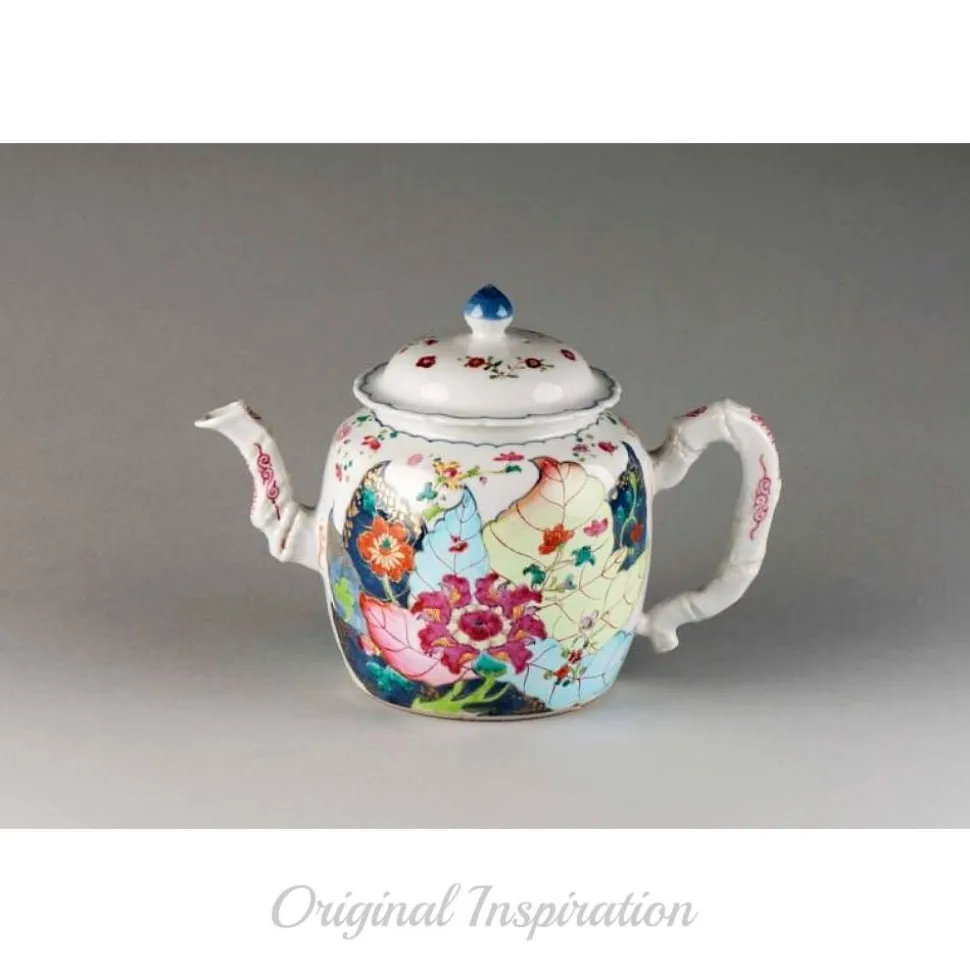 MV Ornament Collection - Porcelain Tobacco Leaf Cylinder