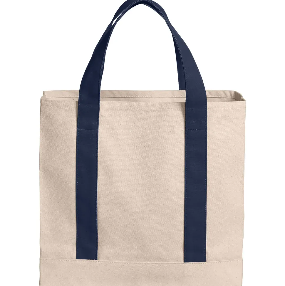 Navy Blue George Washington Book Tote - Navy or Red
